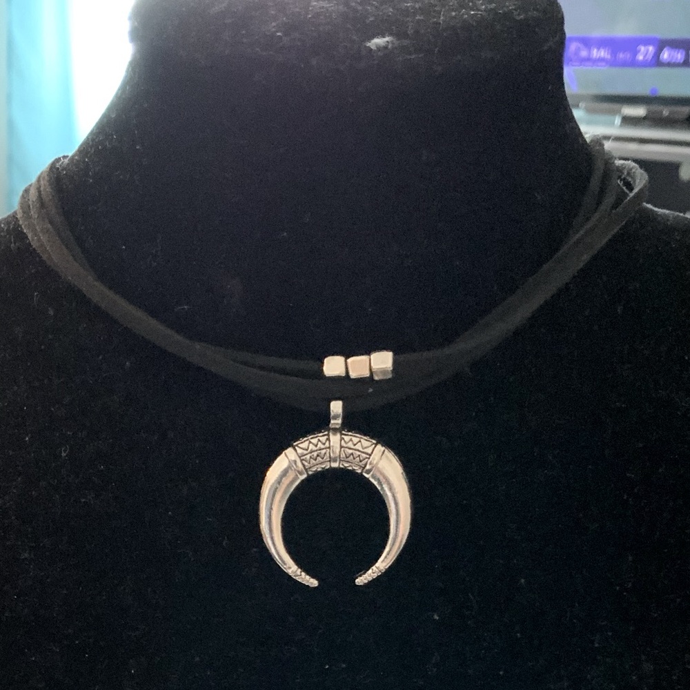 Leather Boho Choker Necklace